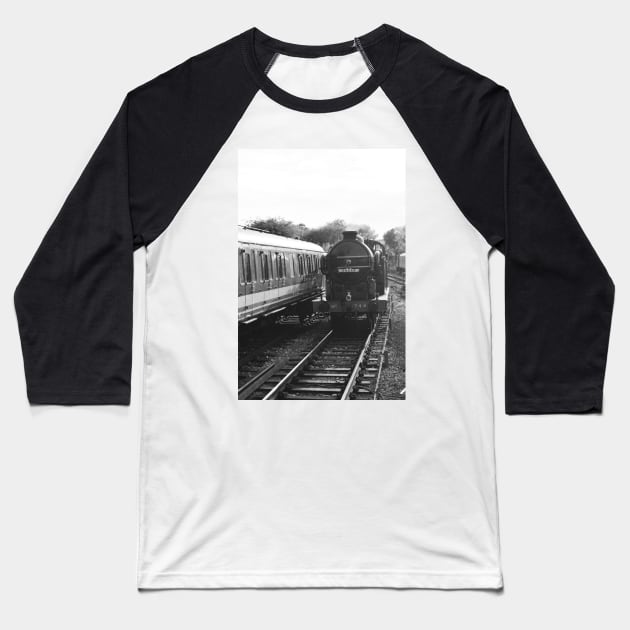 A view of North Weald railway station Baseball T-Shirt by golan22may